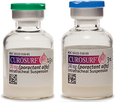 CUROSURF 1.5 mL vial and 3 mL vial